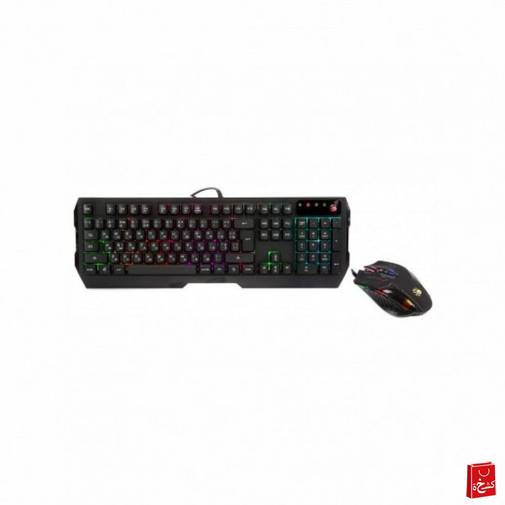 Bloody Neon Light Gaming Keyboard + Mouse