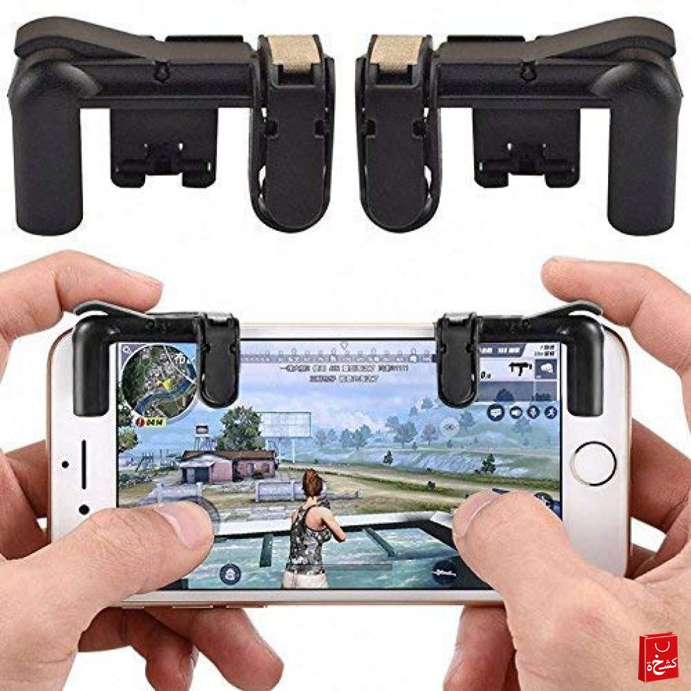 Black PUBG Trigger + Gamepad