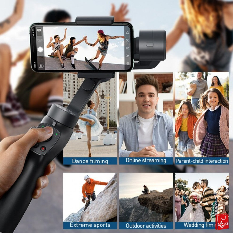 Baseus Control Smartphone Handheld 3-Axis Motion Tracking Timelapse Gimbal Stabilizer