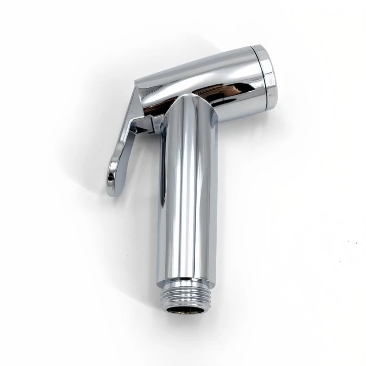 Chrome Plated Shattaf Travel Set With Adjustable Hose Silver