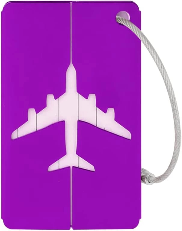 Aluminum Travel Luggage Tag Baggage Suitcase Bag Identity Address Name Labels B