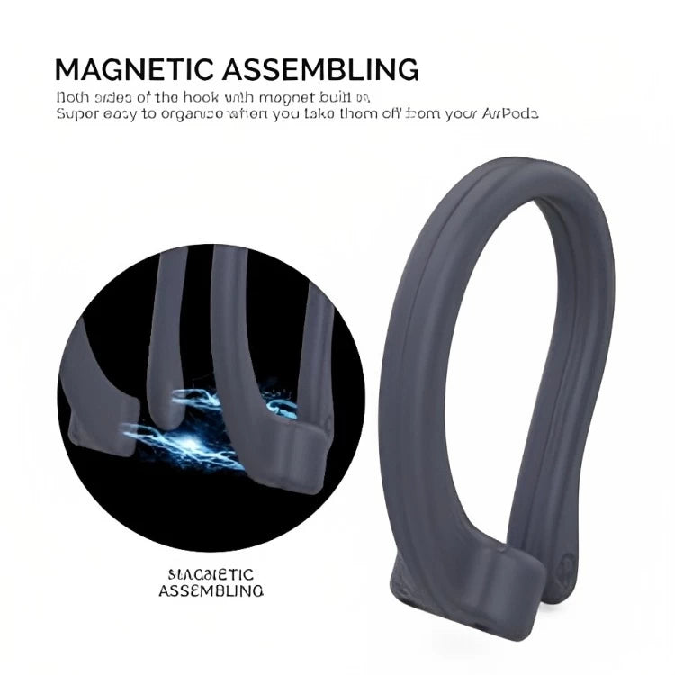 AhaStyle Silicone Ear Hooks For AirPods Pro & 3 & 2 & 1