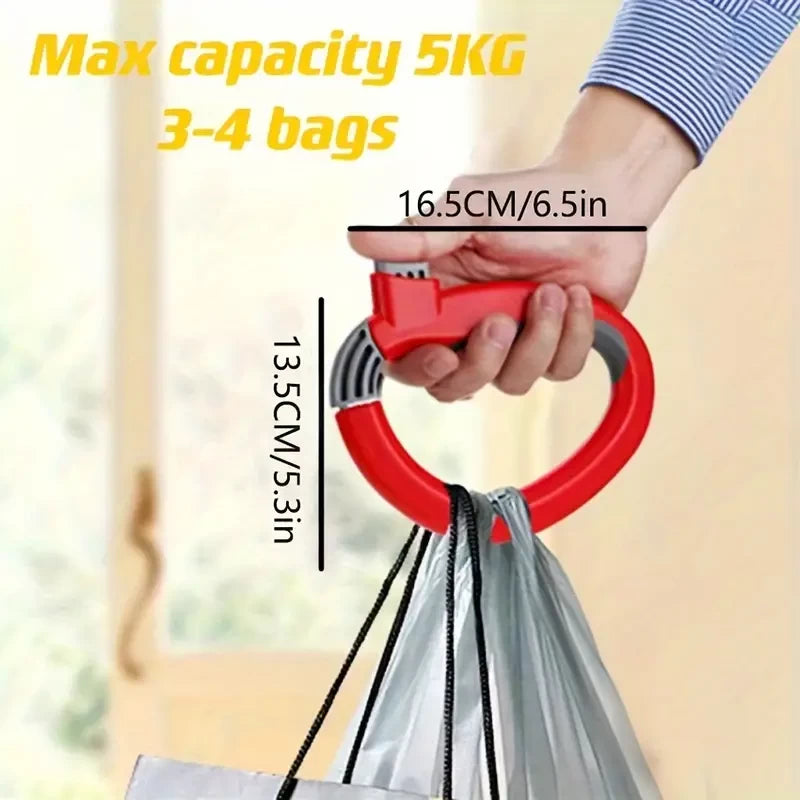 Shopping Bag Lifter Ergonomic Protect Lightweight D-Type Lifter Carrier Tool Household