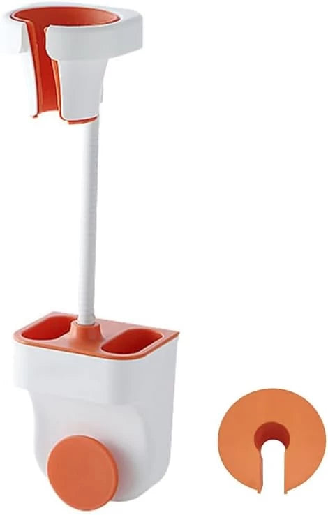 Adjustable Hair Dryer Holder – Hands-Free Stand with 360° Rotation & Positionable Arm