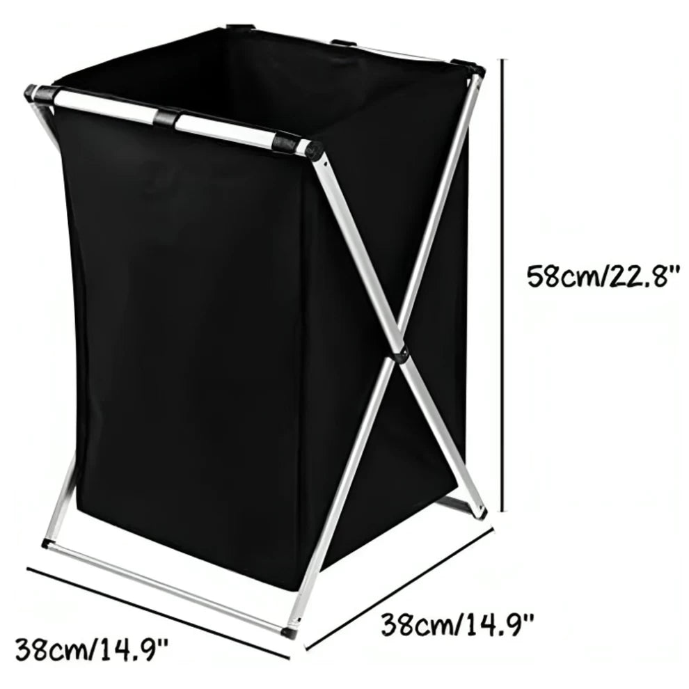 X-Shape Collapsible Laundry Basket