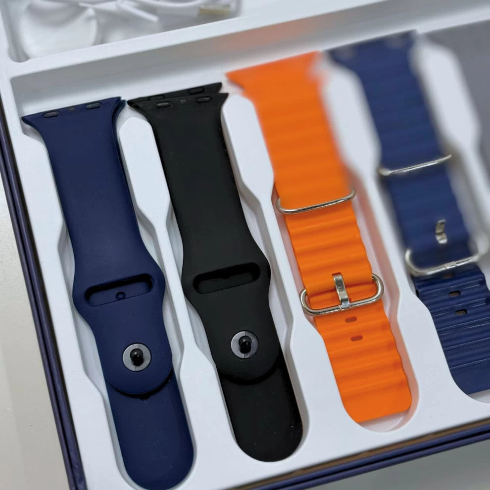 Smart Watch Ultra 2 Waterproof Japan Hie-Q - 7 Straps