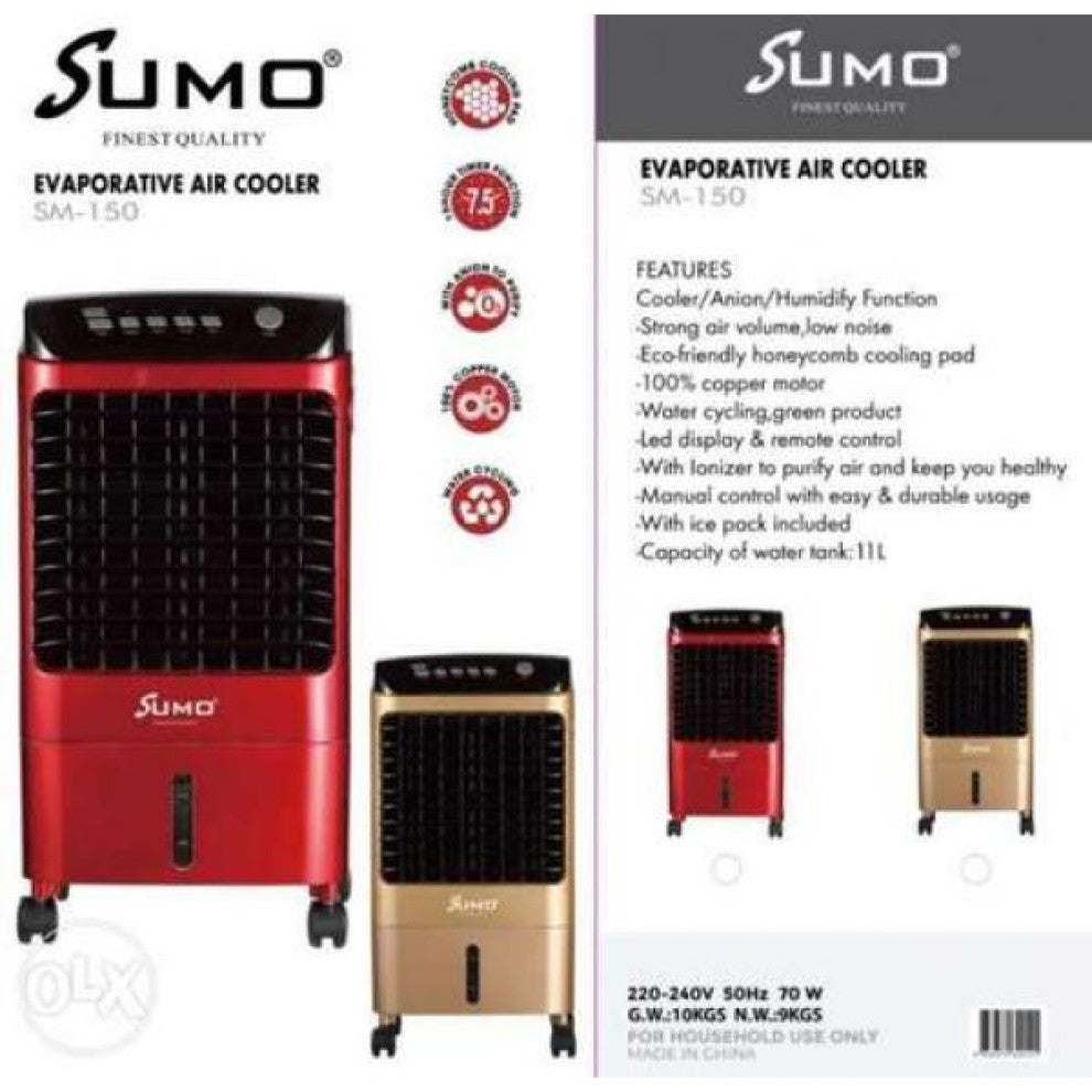 SUMO Evaporative Air Cooler Sm-150