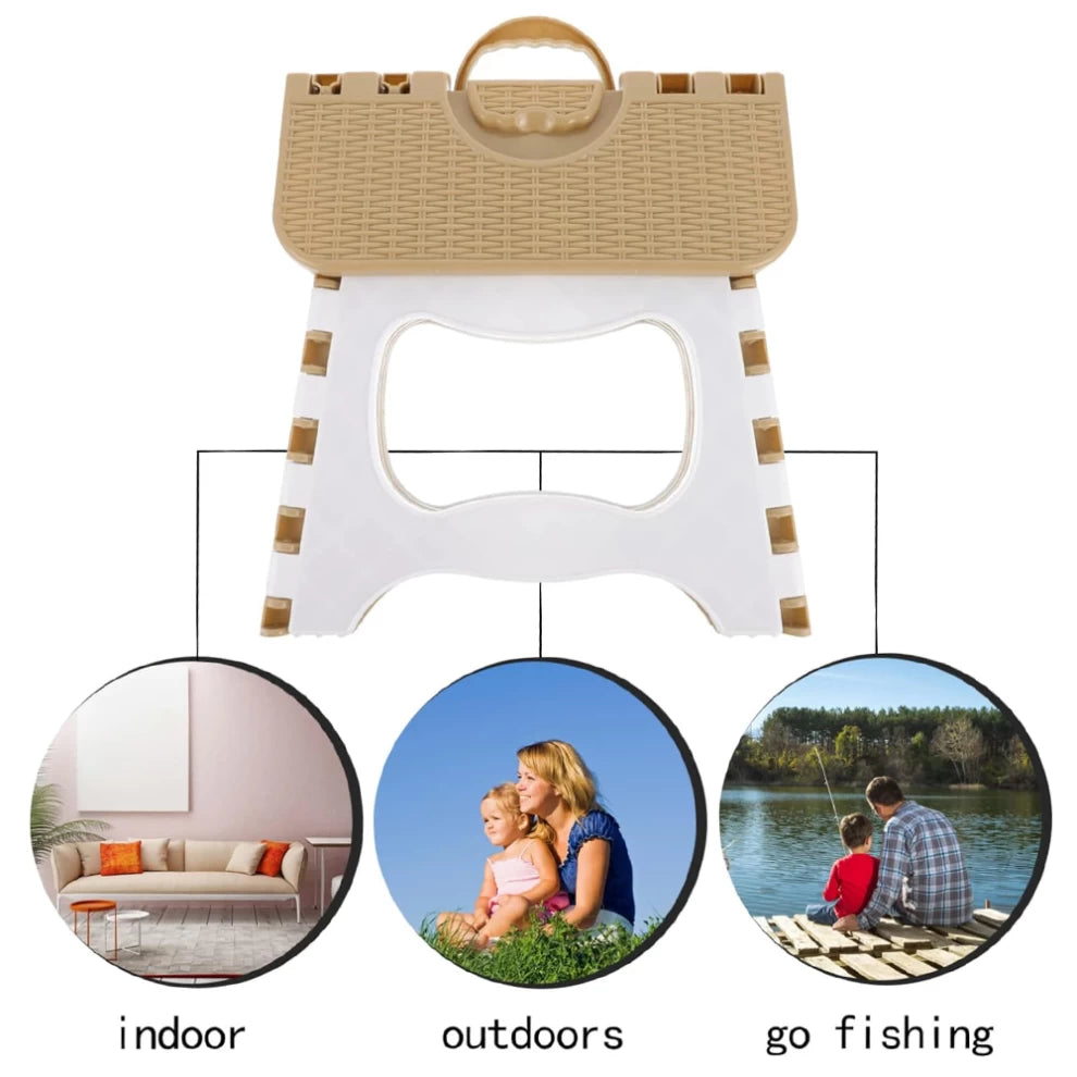 Small Portable folding stool, Easy To Store Anti Slip
