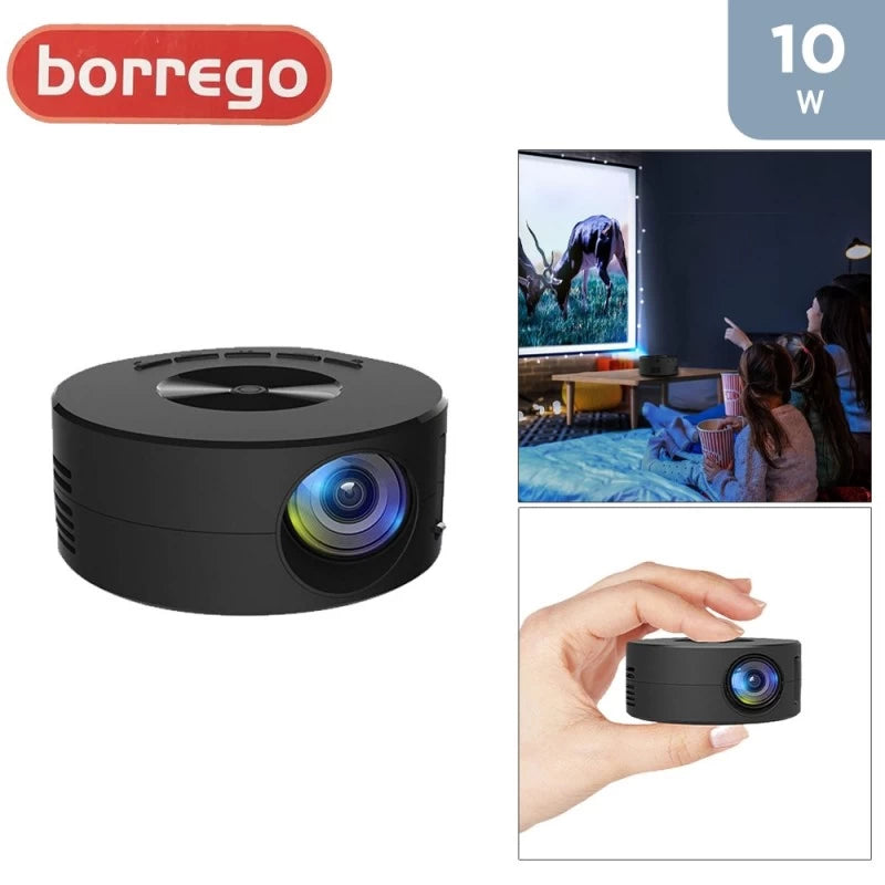 Borrego 10W LED Mini Projector with Remote