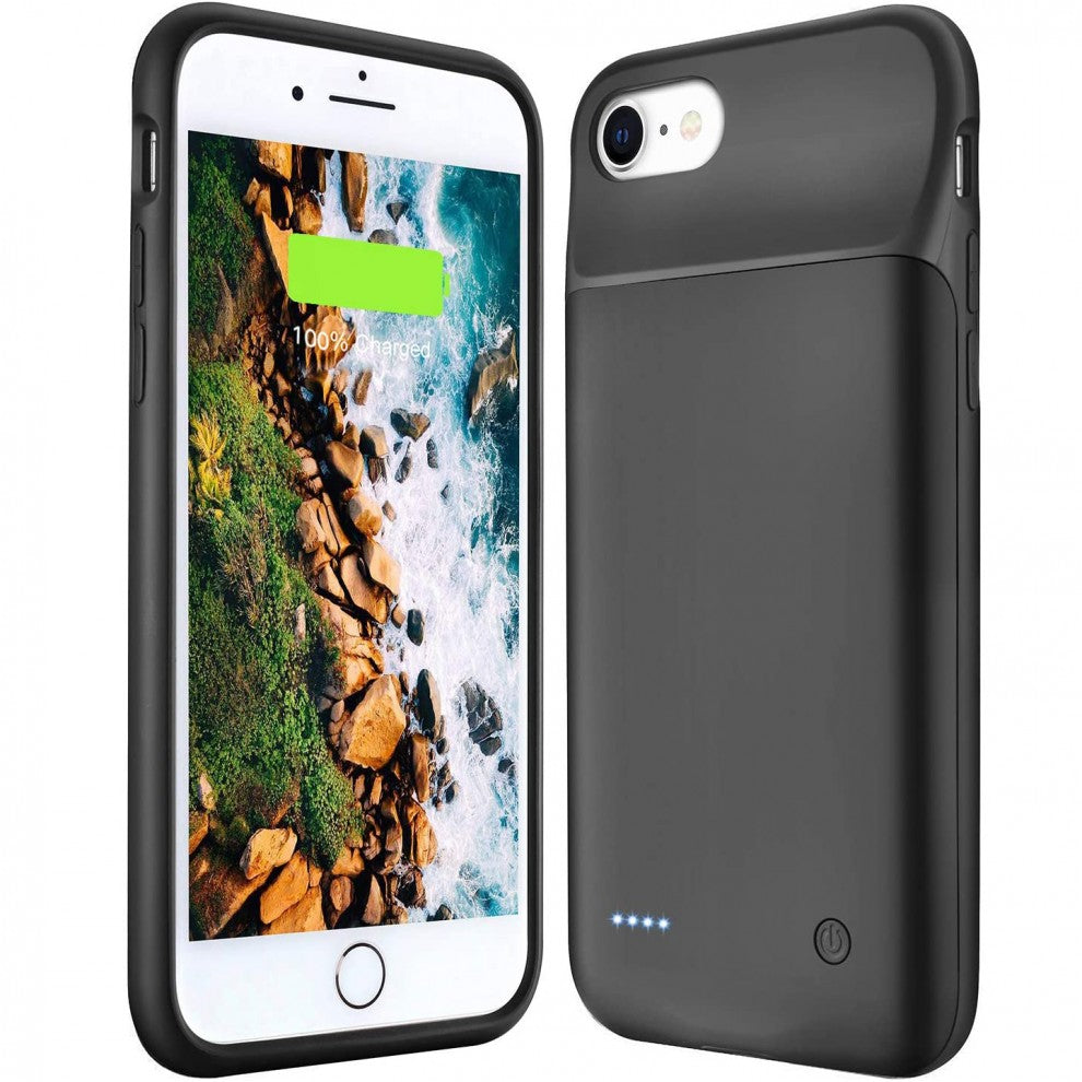 Battery Case For iPhone 6/6s/7/8/SE2 black (3200mah)