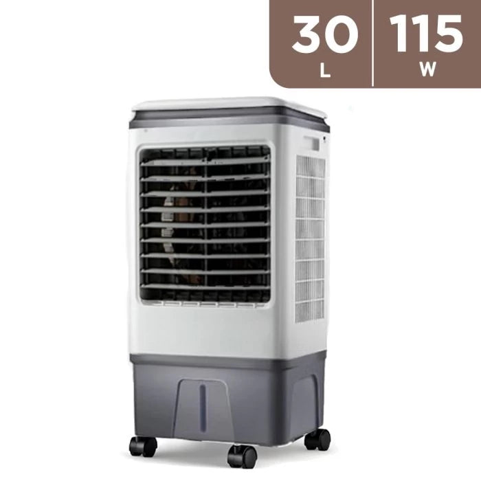 Air Cooler with 3-Speed Control & Wheels | 30L – 115W