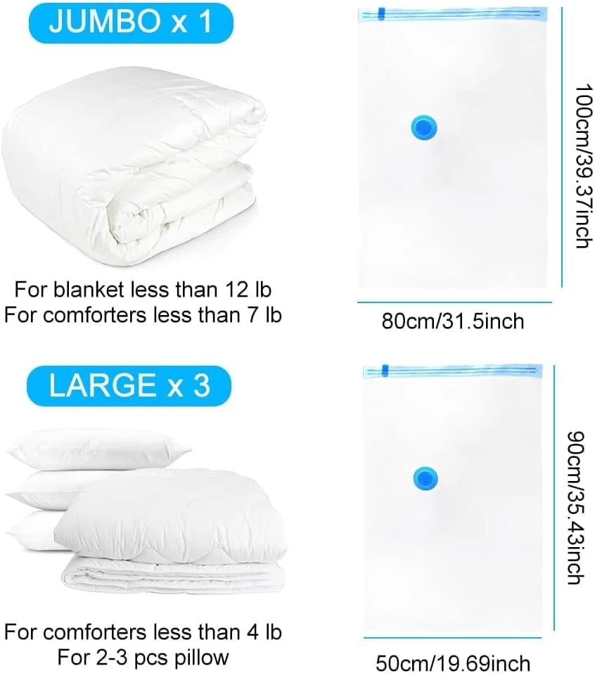 Vacuum Seal Bags with Pump-5 Bags