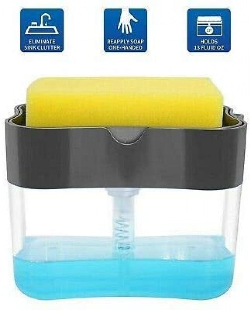 2 in 1 Soap Pump and Sponge Candy