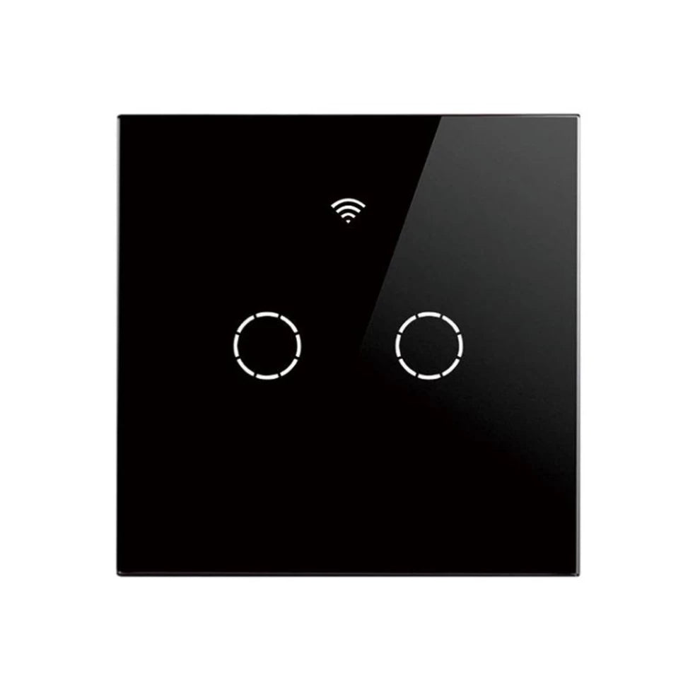 2 Gang wifi Smart Touch switch - No Neutral