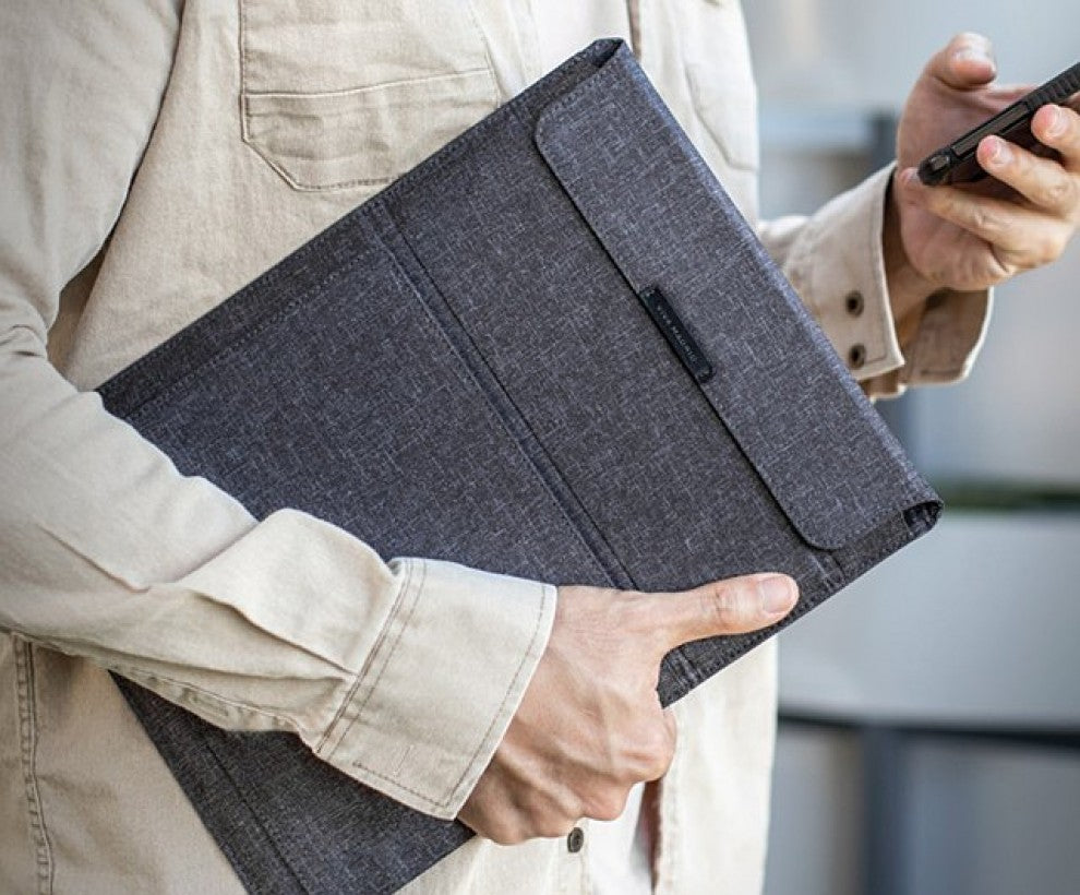 Viva Madrid Rever Multi-Functional Laptop Sleeve for Macbook Pro 16" - Dark Gray
