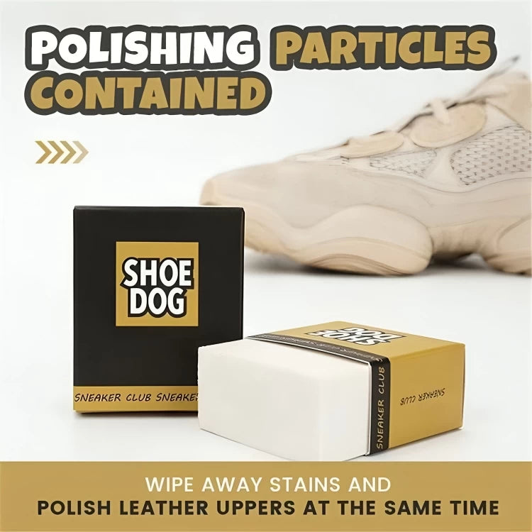 Suede Stains Fast with Shoe Cleaning Sponge