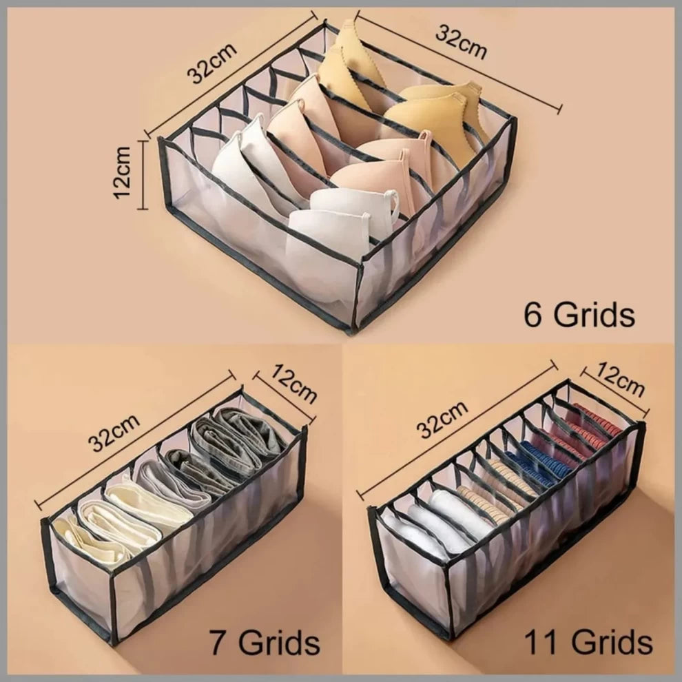 3in1 Folding Closet Organizer Storage Wardrobe