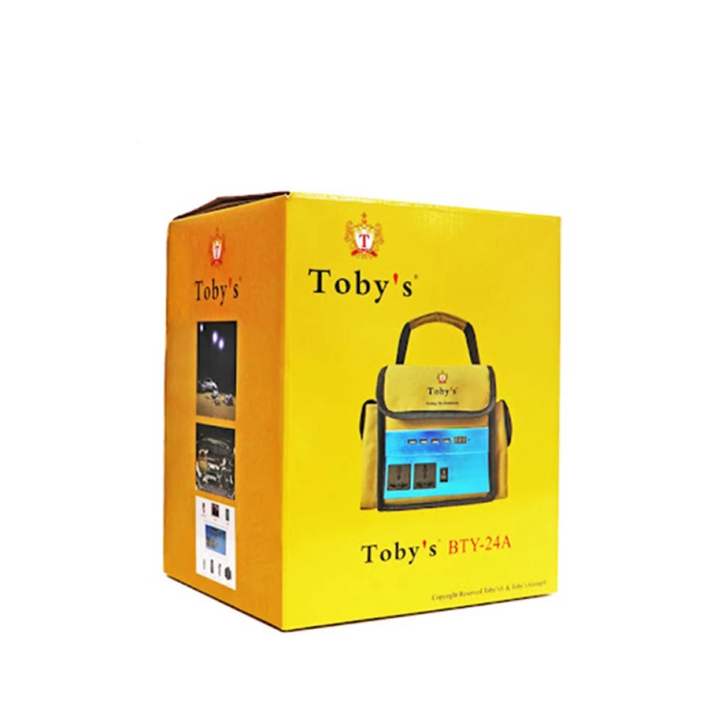 Tobys 24,000mAh Rechargeable Battery with Built-in Power Inverter