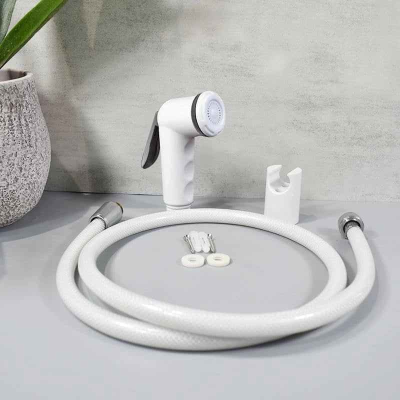 V.MAX MODI Bathroom Cleaning Set – White Shataf Faucet | Multi-Purpose ABS Sprayer