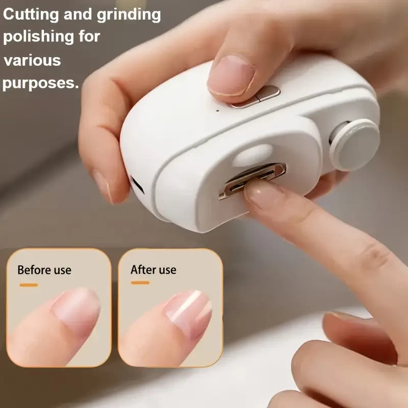 2 In 1 Electric Nail Clipper and Polisher