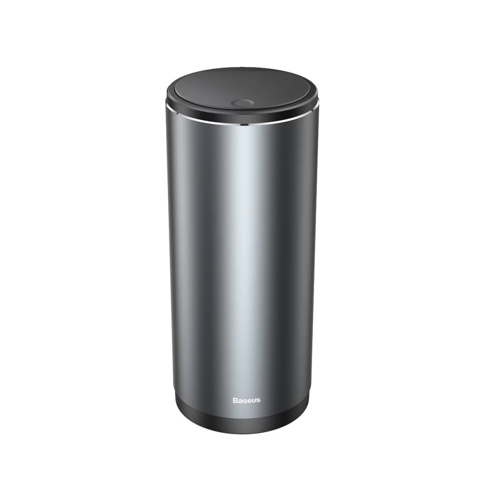 Baseus Car Dust Bin Small Dust-Free Vehicle Mounted Trash Can for Car Office Desktop Study with 90 Garbage Bags, Capacity: 500ml (Black)
