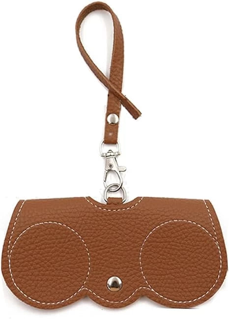 Soft Leather Sunglasses Bag