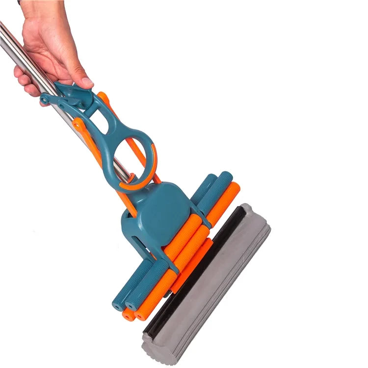 Stainless Steel Roller Rod PVA Sponge Mop