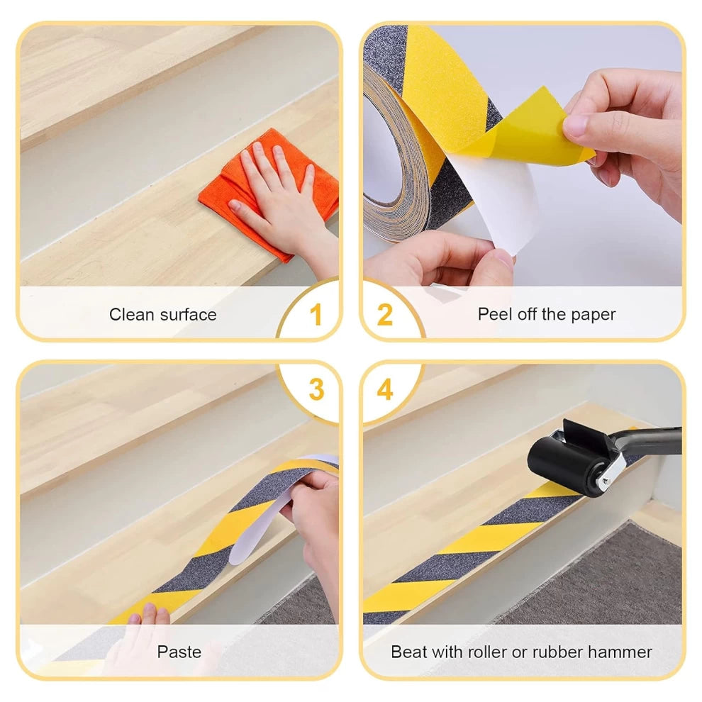Anti Slip Tape Safety Non Slip Tread Tape Waterproof 5M