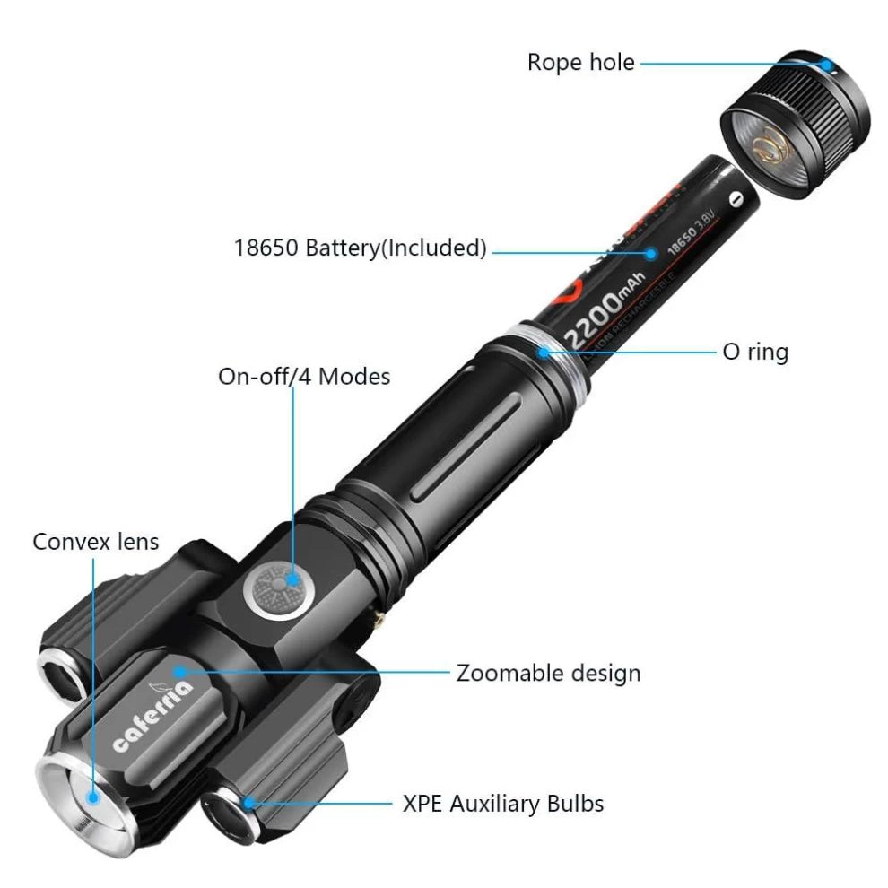 Caferria LED Tactical Flashlight