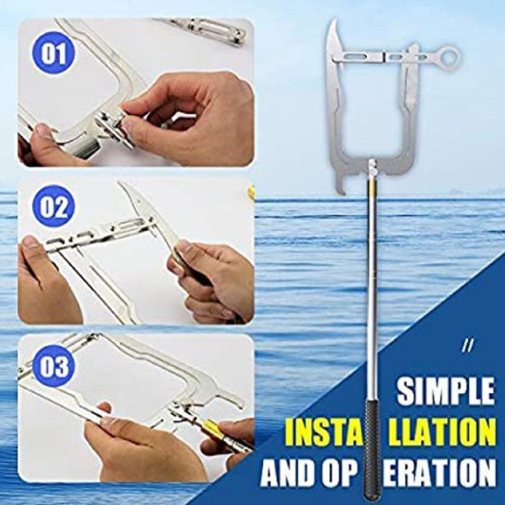Telescopic Boat Tie Rope Hook Tool
