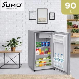 Sumo Single Door Refrigerator 90L – Silver