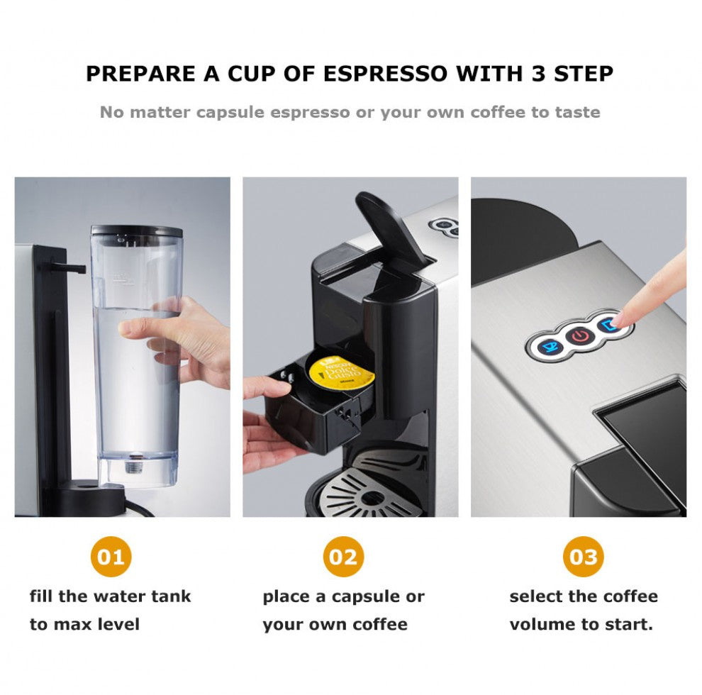 Sumo 3 IN 1 Multi Capsule Coffee Machine