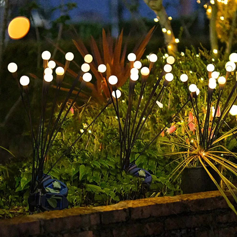 Solar Garden Lights Powered Firefly Lamp