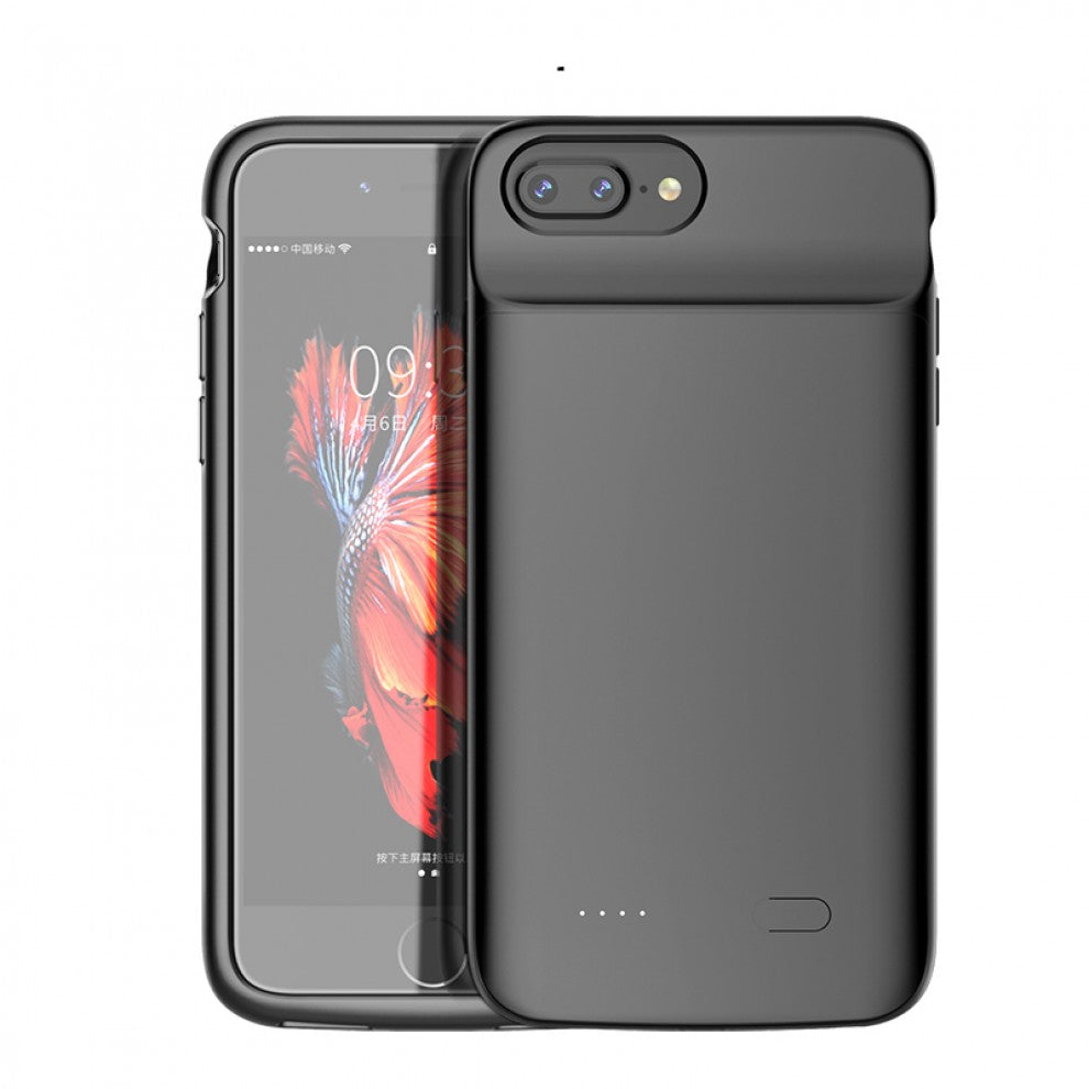 Battery Case For iPhone 6+/6s+/7+/8+ black (5000mah)