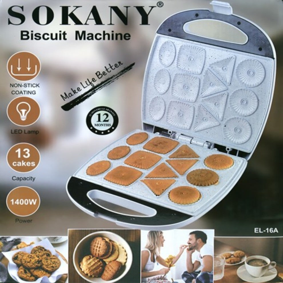 SOKANY BISCUIT MACHINE 13 Cakes