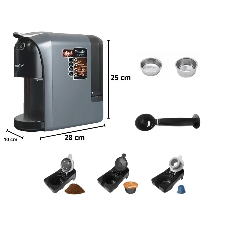 Sonifer SF-3579 4 in 1 Multi Capsule Coffee Machine
