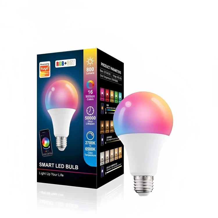Tuya Smart LED Bulb 4g Wifi Light E27 RGB 9W