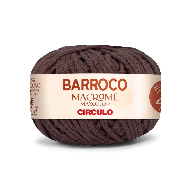 Circulo Barroco Macramé Maxcolor String Yarn - Tabaco (7311)