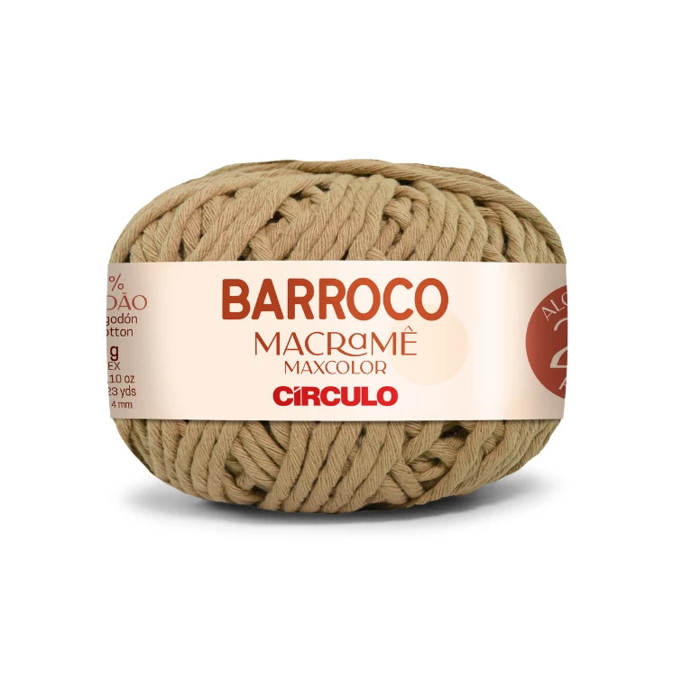Circulo Barroco Macramé Maxcolor String Yarn - Castanha (7625)