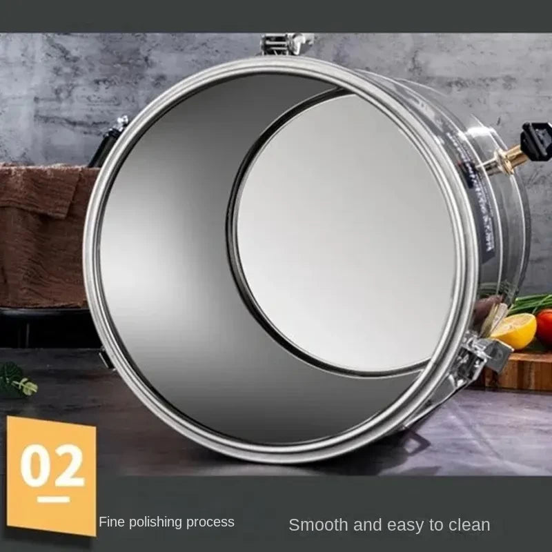 Stainless Steel Insulated Barrel – High-Capacity Thermal Food Container 30L