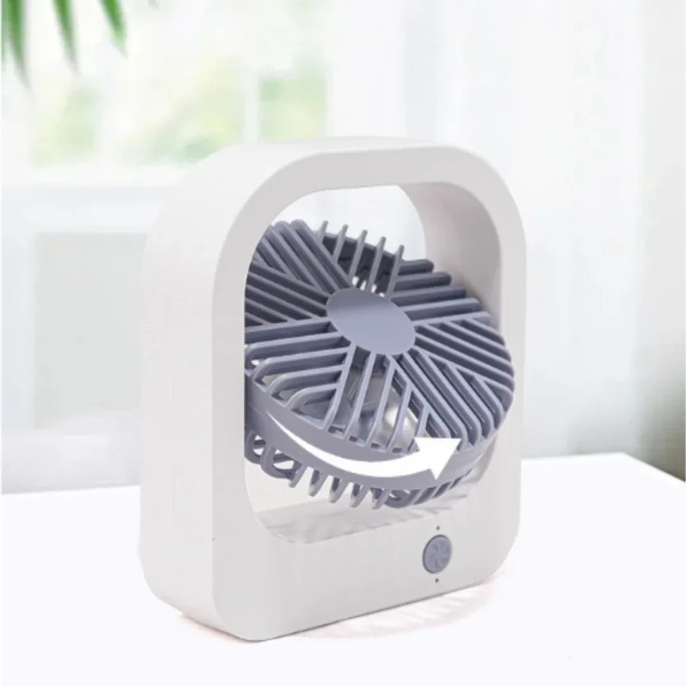 180° Adjustable Portable Desk Fan (EHF-10) – Cool Comfort Anywhere!