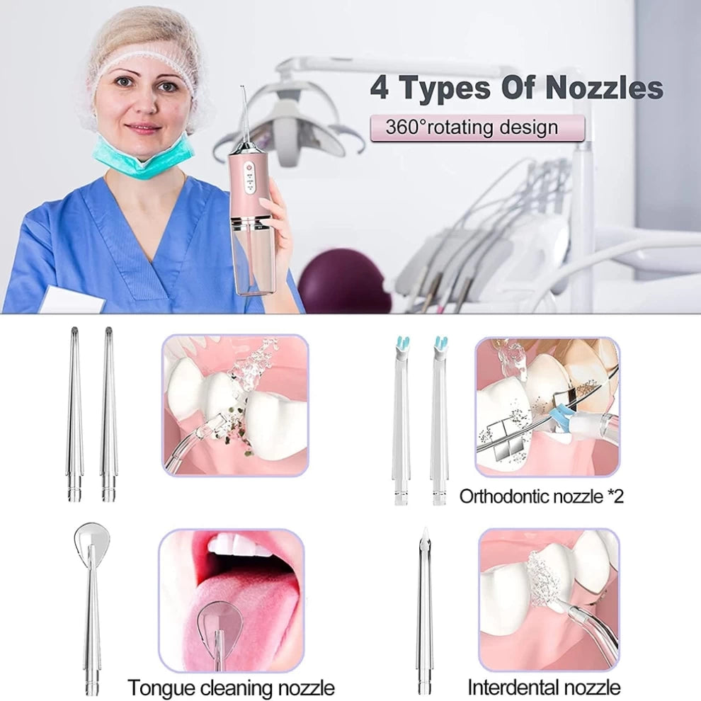 Teeth Cleaning Water Flosser Oral Care-220ml