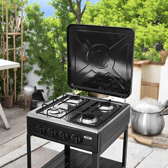 4-Burner Adjustable Tabletop Gas Stove | Compact & Powerful Cooking Solution