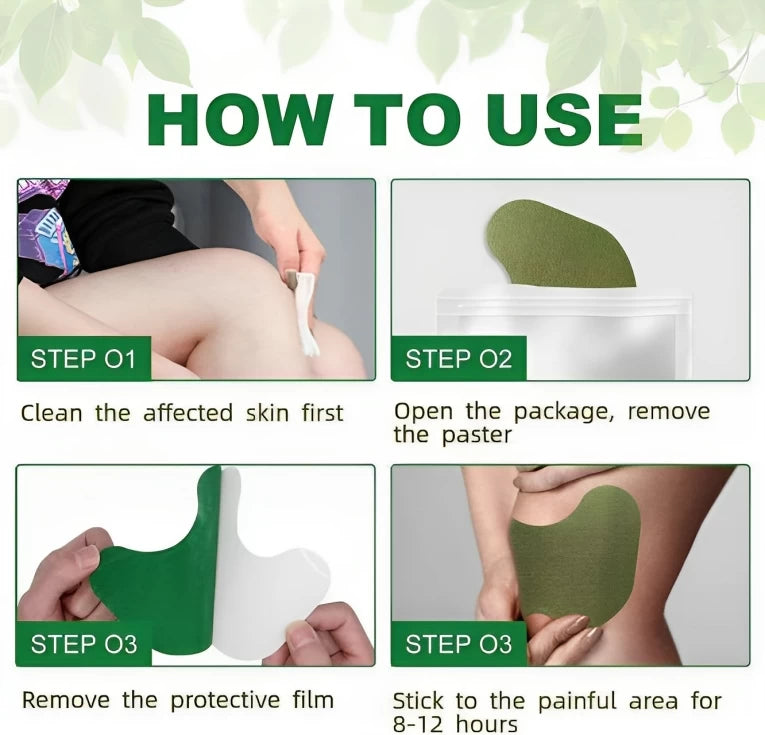 Warming Herbal Patches for Knee Patch-10Psc