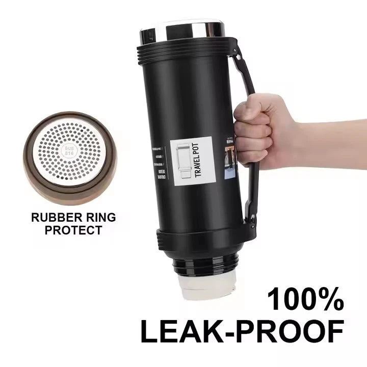 Stainless Steel Vacuum Insulated Thermo Flask – Hot & Cold for Hours