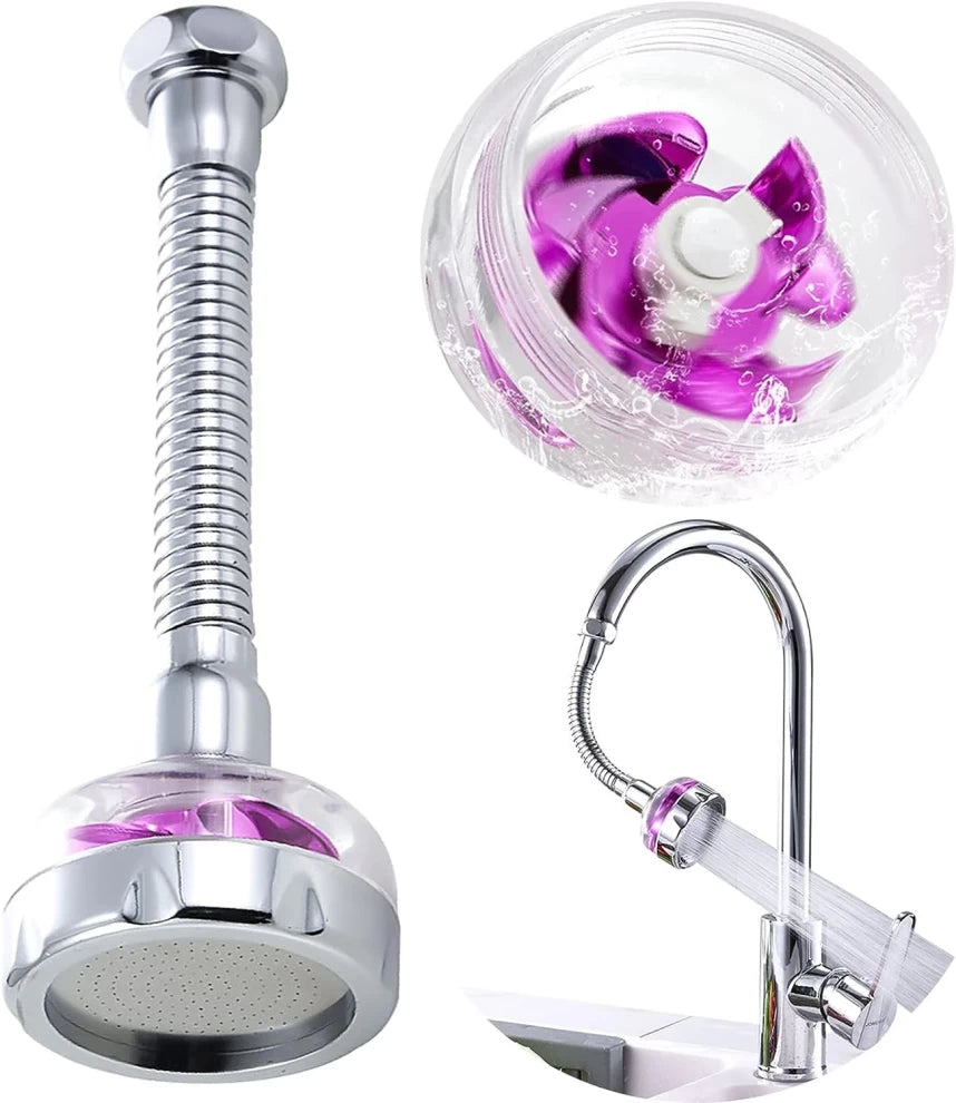 360° Rotatable Kitchen Splashproof Faucet Extender – Flexible & Efficient Water Flow!