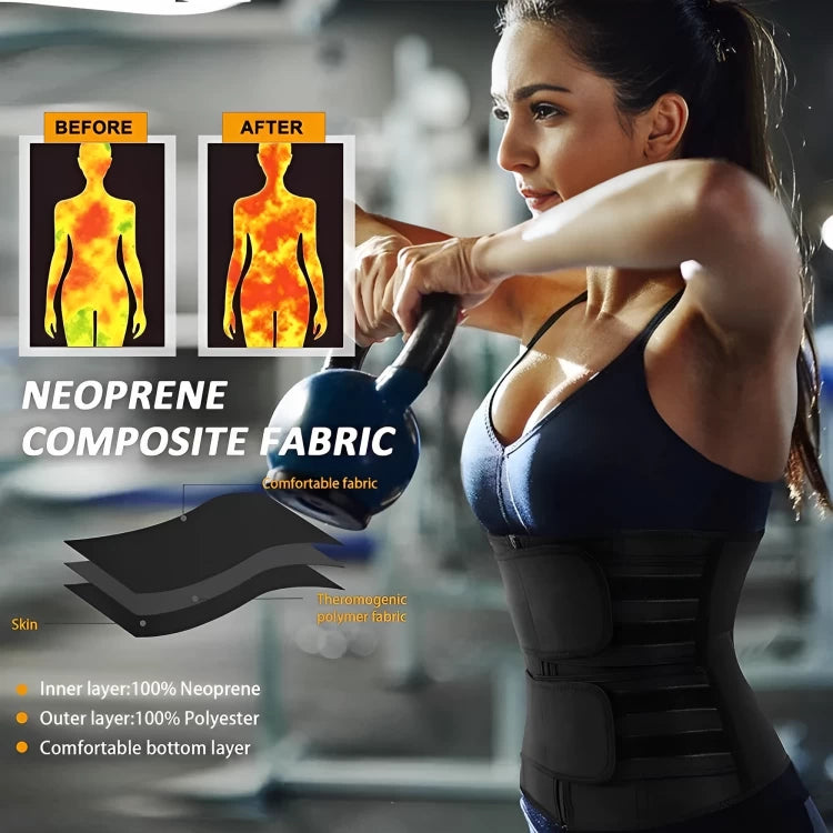 Women Waist Trainer Body Shaper Slimmer-Black