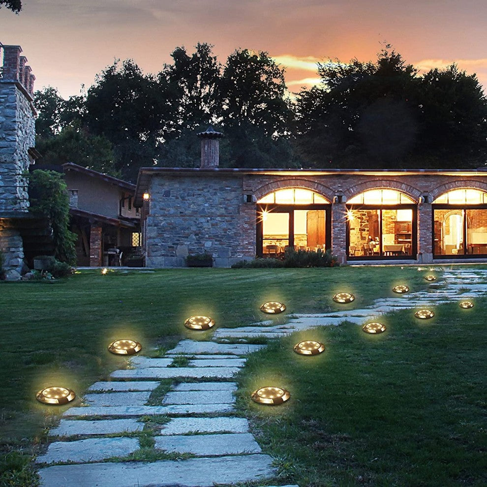 4 Pack 12 LED Lights Solar