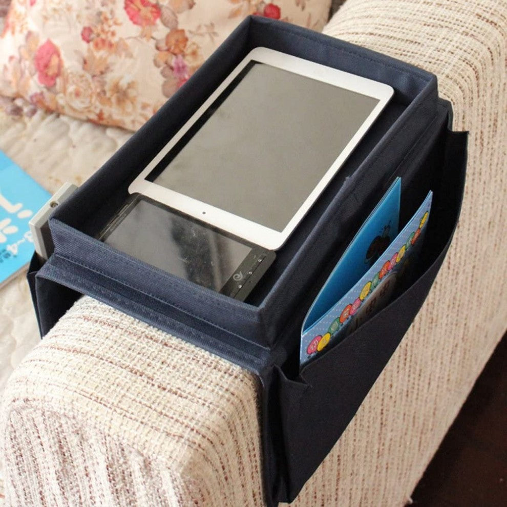 6 Pocket Sofa Arm Rest Organizer