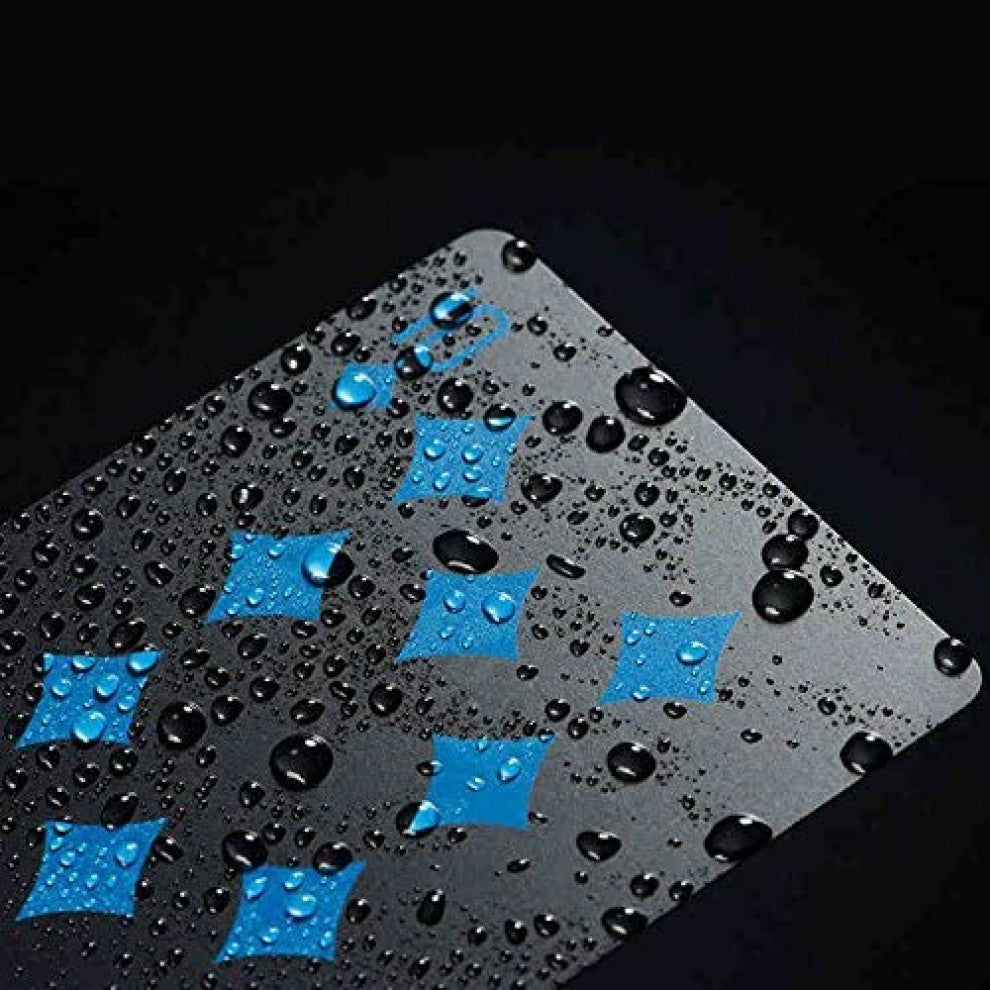 2pack Black Waterproof Playing Cards Deck for Games-108psc
